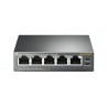 Switch TP-Link 5portas Gigabit POE - TL-SG1005P