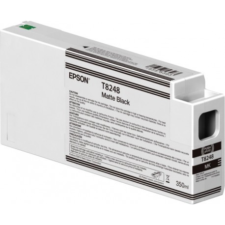 Tinteiro EPSON Matte Preto T824800 UltraChrome HDX/HD 350ml - C13T824800