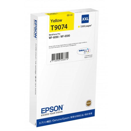 Tinteiro EPSON WF-6xxx Ink Cartridge Amarelo XXL - C13T907440