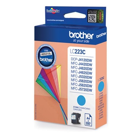 Tinteiro Brother LC223CBP Cyan 550pg