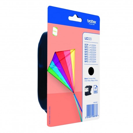 Tinteiro Brother LC223BKBP Preto 550pg