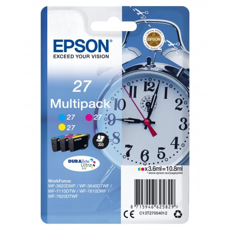 Tinteiro EPSON Multipack Serie 27 WF-3xxx/WF-7xxx - C13T27054012