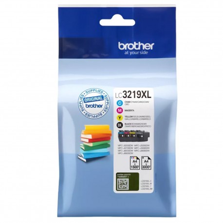 Tinteiro Brother LC3219XLVAL Value Pack P/ MFC-J6530DW & J6930DW