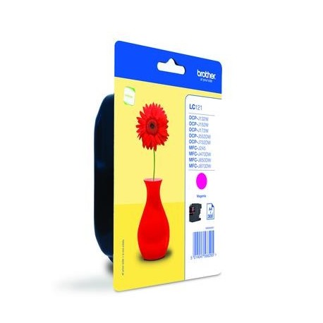 Tinteiro Brother LC121MBP Magenta P/J552DW,J752DW,J470DW...