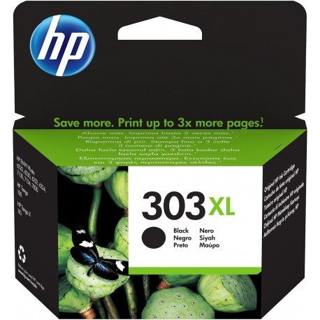 Tinteiro HP 303XL para ENVY Photo 6230/7130/7830 Preto