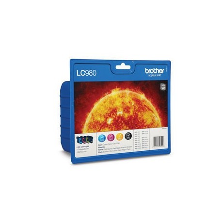 Tinteiro BROTHER LC980VALBP Value Pack P/ 145C, 165C