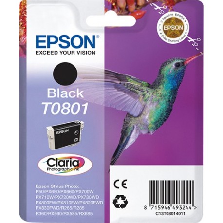 Tinteiro EPSON Preto R265/ 360/ RX560 - C13T08014011