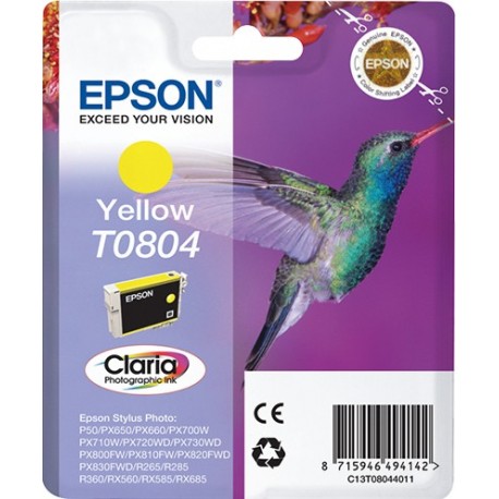 Tinteiro EPSON Amarelo R265/ 360/ RX560 - C13T08044011