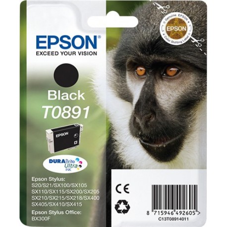 Tinteiro EPSON Preto STYLUS S20/X105/205/405 - C13T08914011