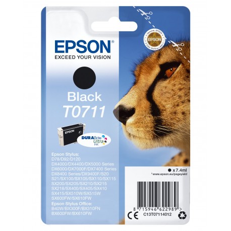 Tinteiro EPSON Preto D78/ DX4000/4050/5050/6000 - C13T07114012