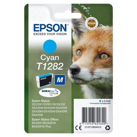 Tinteiro EPSON Cyan Stylus S22/SX42xW/BX305F - C13T12824012