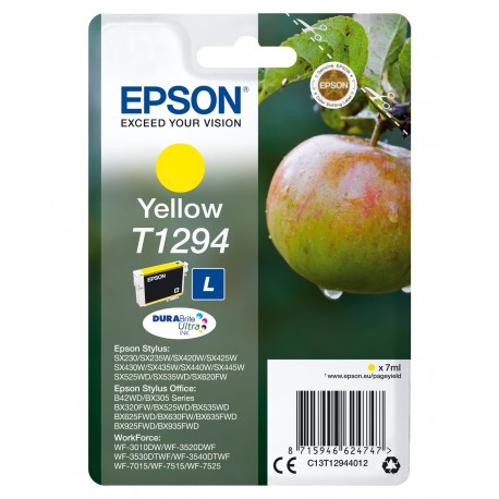 Tinteiro EPSON Amarelo SX420W/425W/BX305F/320FW - C13T12944012