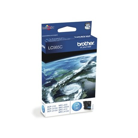 Tinteiro Brother LC985CBP AzulP/DCP-J125/J315W/J265W/J415