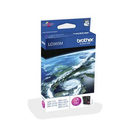 Tinteiro Brother LC985MBP Magenta P/DCP-J125/J315W/J265W/J41