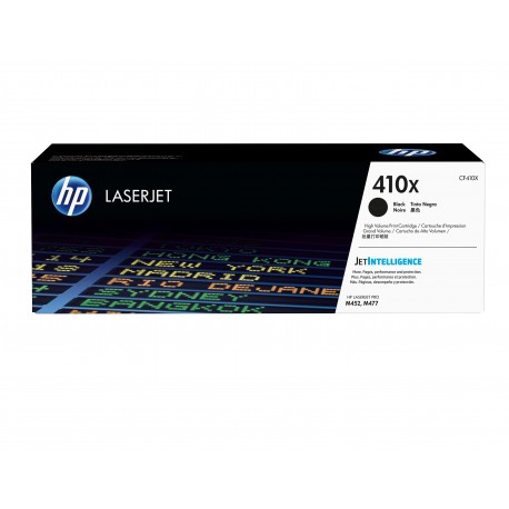 Toner HP LaserJet 410X preto de elevado rendimento