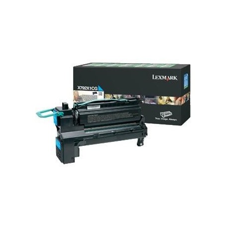 Toner Lexmark Cyan X792 20.000 pgs
