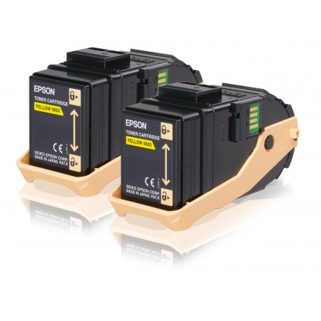 Toner EPSON DUPLO Aculaser C9300 Amarelo - C13S050606