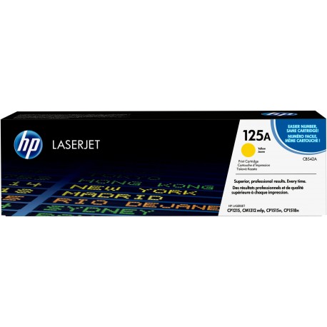 Toner HP Amarelo Color LaserJet - CB542A