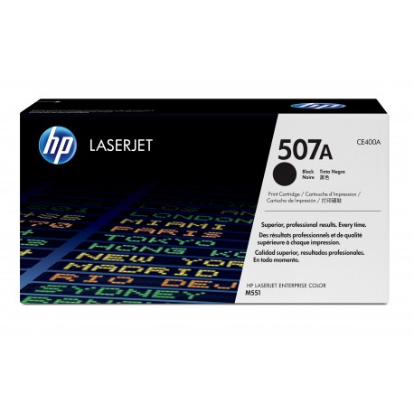 Toner HP 507A Preto - CE400A