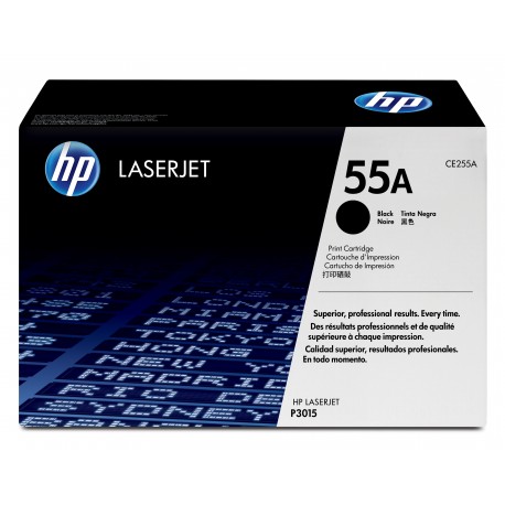 Toner HP Preto LaserJet - 55A- CE255A