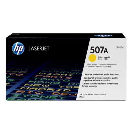 Toner HP 507A Amarelo - CE402A
