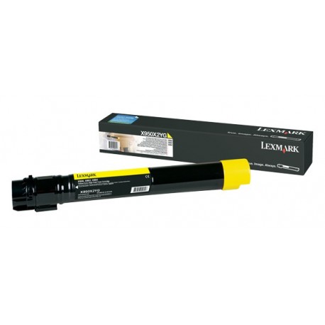 Toner Lexmark Amarelo XS955de 22.000 pgs