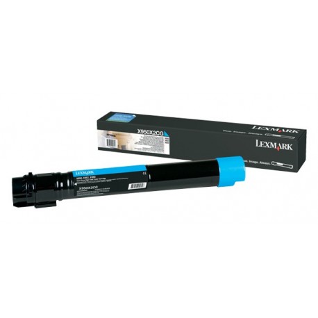 Toner Lexmark Cyan XS955de 22.000 pgs