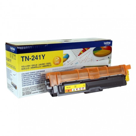 Toner BROTHER TN241Y Amarelo P/HL3140CW/HL3150CDW 1,4Kpag
