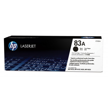Toner HP 83A Preto LaserJet M201/225/125/127 - CF283A