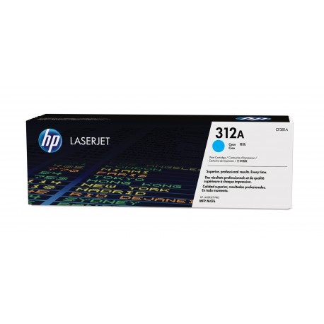 Toner HP LaserJet 312A Ciano - CF381A