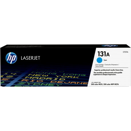Toner HP LASER CYAN 131A - 1800 Paginas - CF211A
