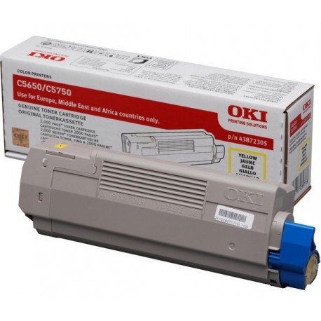 Toner OKI C5650/C5750 Yellow (2k)
