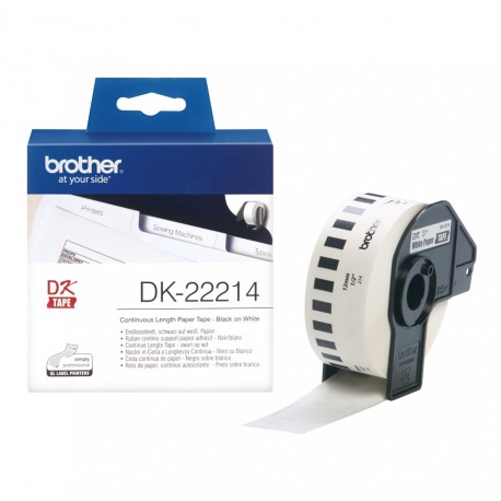 Fita BROTHER DK22214 Branca 12MM