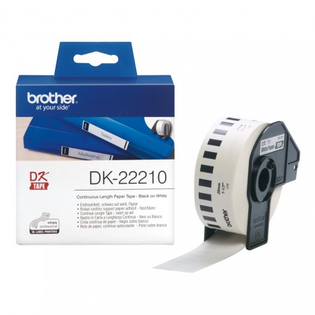 Fita BROTHER DK22210 Branca 29MM