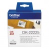 Rolo de Papel BROTHER ContinuoDK22225 Branca 38MM