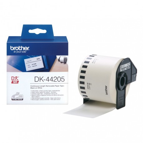Fita BROTHER DK44205 Continuo Removivel Branca 62mm