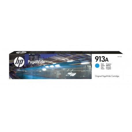 Tinteiro HP 913A Cyan PageWide - F6T77AE - 0889296544623