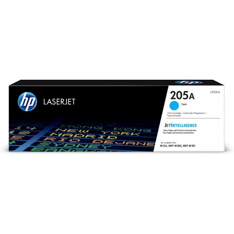 Toner HP 205A Cyan - CF531A - 0190781106975