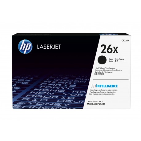 Toner HP 26X LaserJet Pro M402. MFP M426 - 0889296154778