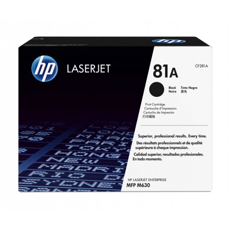 Toner HP LaserJet 81A Preto - CF281A - 0887758147894