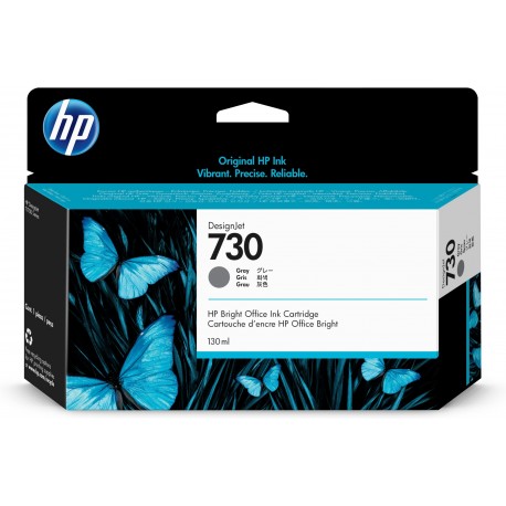 Tinteiro HP DesignJet 730 Cinzento 130 Ml - 0190781726975