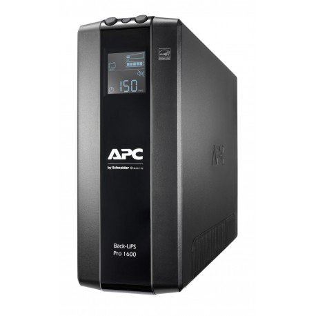 UPS APCBack UPS Pro BR 1600VA. 8 Outlets. AVR. LCD Interface - 0731304346913