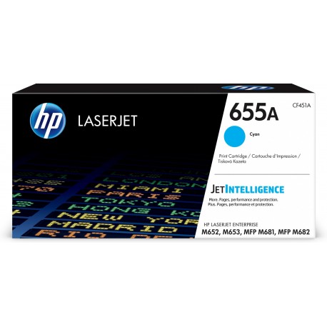 Toner HP LaserJet 655A Cyan - 0889894325426