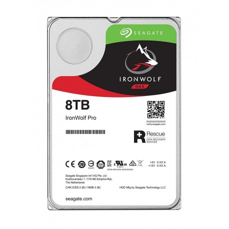 Disco 3.5 8TB SEAGATE IronWolf 256Mb SATA 6Gb/s 72rp-NAS - 0763649125069