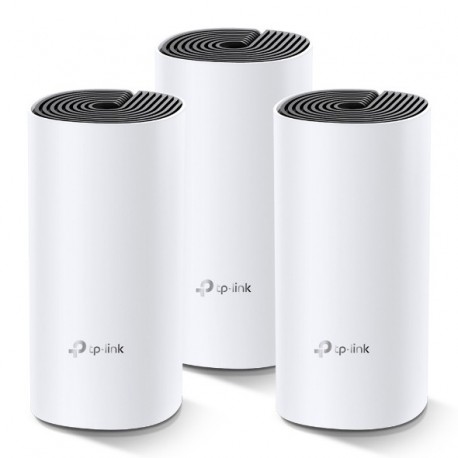 Router Sistema Mesh TP-LINK Deco M4 3-Pack AC1200 Wi-Fi Dual-band 867 Mbps Ponto de Acesso para toda a Casa Branco - 6935364085179