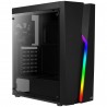 Caixa AEROCOOL Bolt Mid Tower ATX RGB FAN 120 mm Black Carbon Style - BOLT - 4718009156326