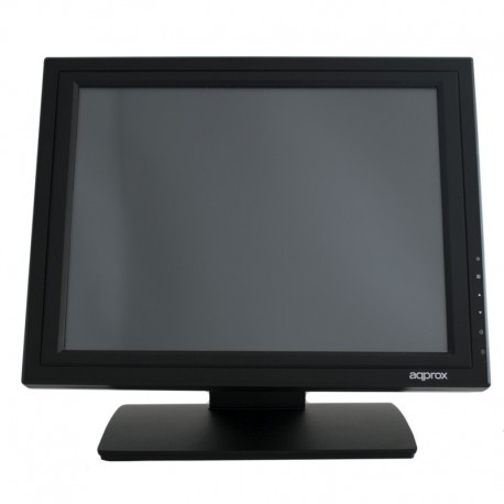Monitor Approx MT15W5 38,1 cm 15" TFT XGA Touch Preto - 8435099525554