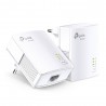 Kit 2 Adap PowerLine TP-LINK AV1000 1000Mbps Gigabit - TL-PA7017 KIT - 6935364089054