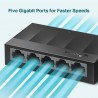 Switch TP-LINK LiteWave 5-Port Gigabit Desktop Switch. Plastic Case - 6935364085469