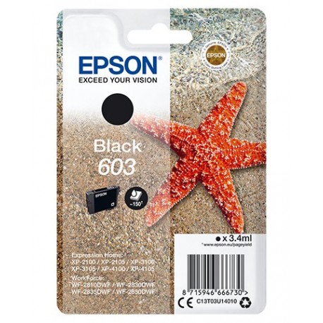 Tinteiro EPSON 603 Preto - 8715946666730